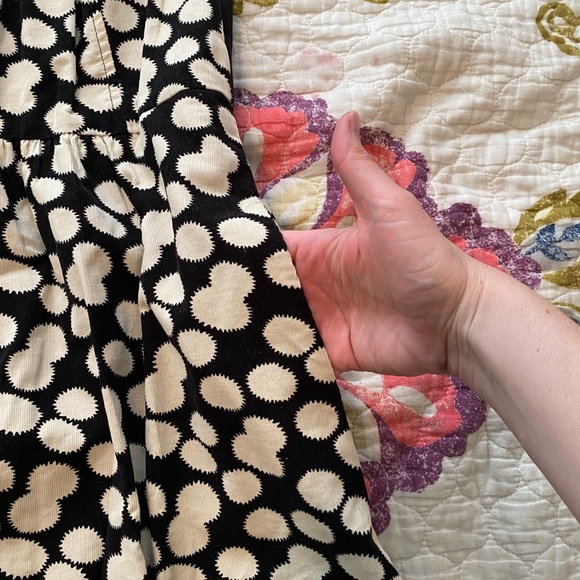 Anthropologie Leifnotes Notched Dots Dress | size 4 - Picture 4 of 8